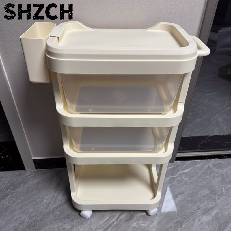 Baby Nursery Cart - Carrito de Almacenamiento Multicapa con Ruedas