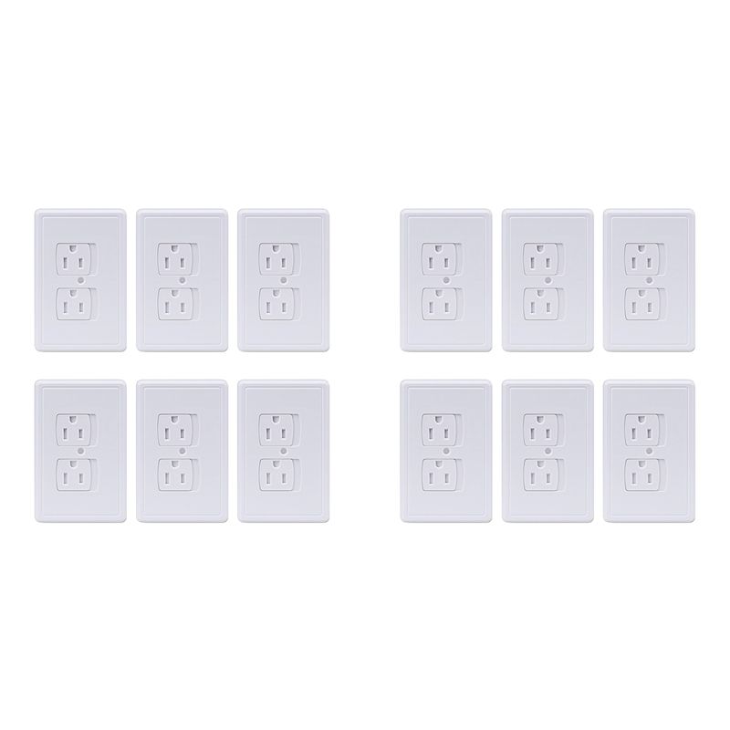 Outlet Cover Childproof - Y42A-12-Pack Cubiertas de seguridad para enchufes