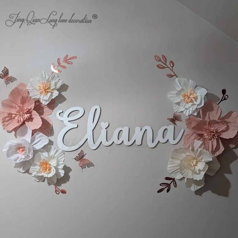 Baby Nursery Letters - Letrero con nombre personalizado para guardería,