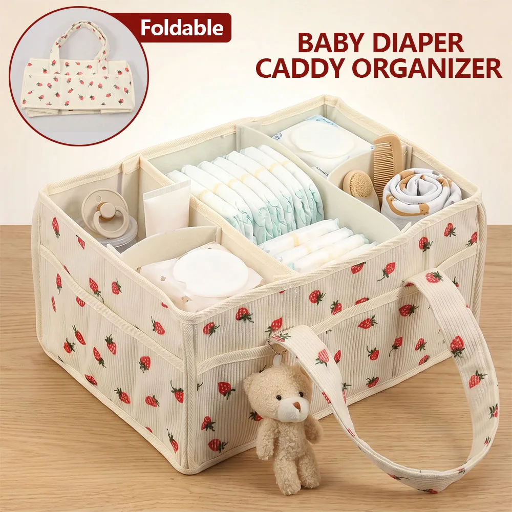 Baby Nursery Organiser - Cesta Organizadora de Toallitas para Bebé,