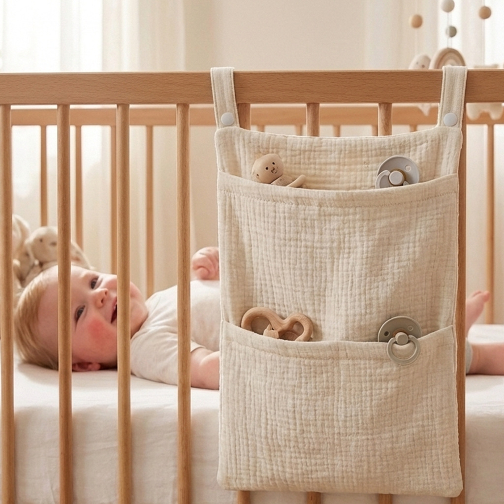 Baby Nursery Organiser - Organizador de Cuna para Bebé, Bolsa