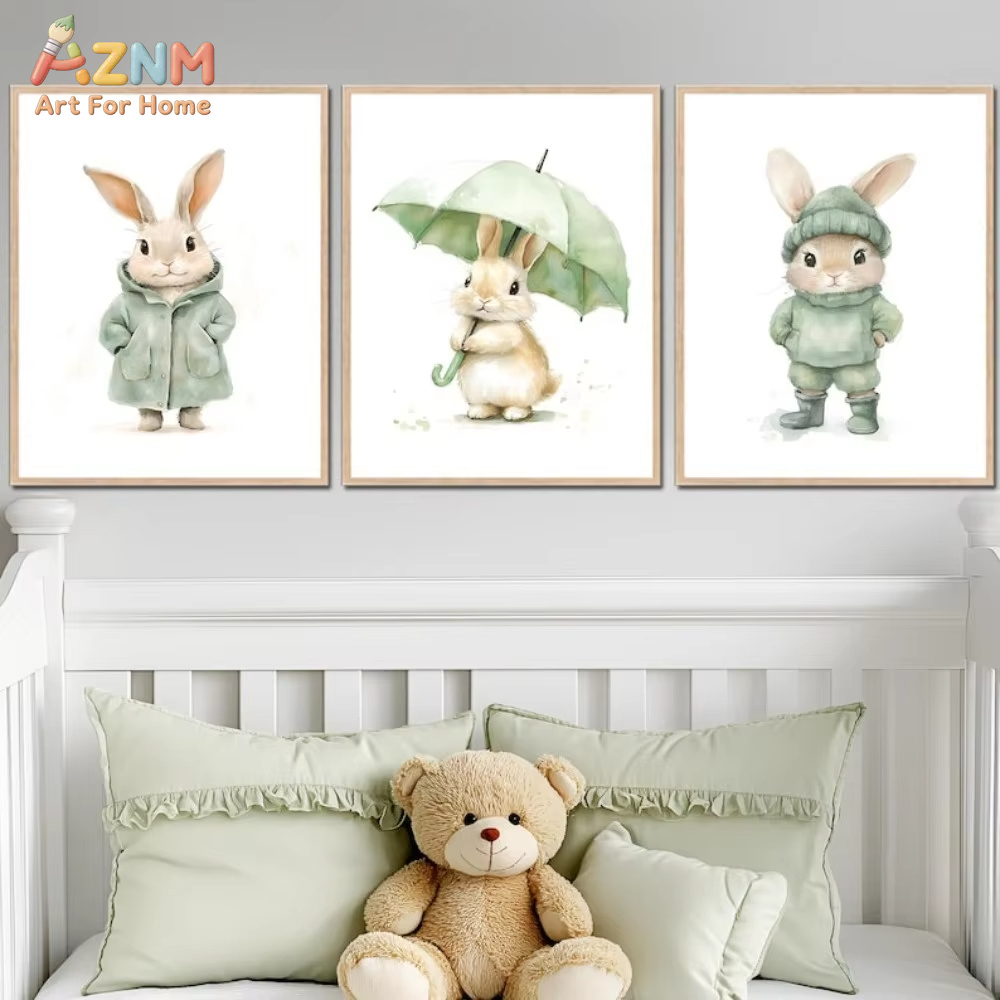 Baby Nursery Outfits - AZNM - Cuadro de Lona con
