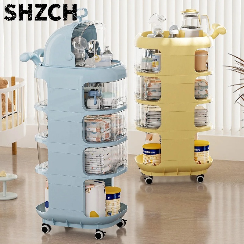 Baby Nursery Cart - Carrito Organizador de 3 Niveles con