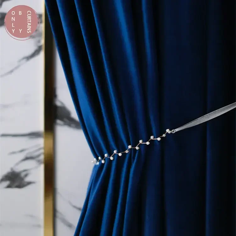 Blackout Curtain Nursery - Cortinas de sombreado gruesas de terciopelo