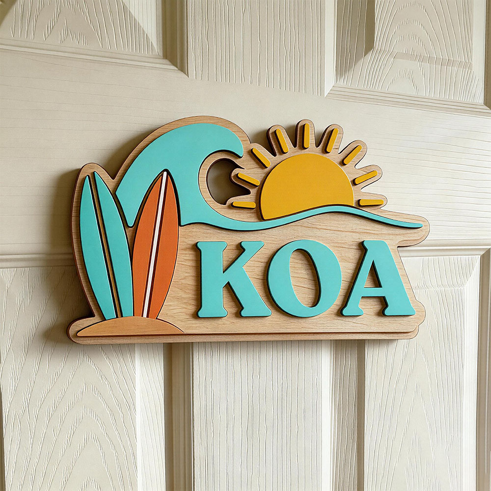 Baby Nursery Letters - Letrero de puerta personalizado con nombre