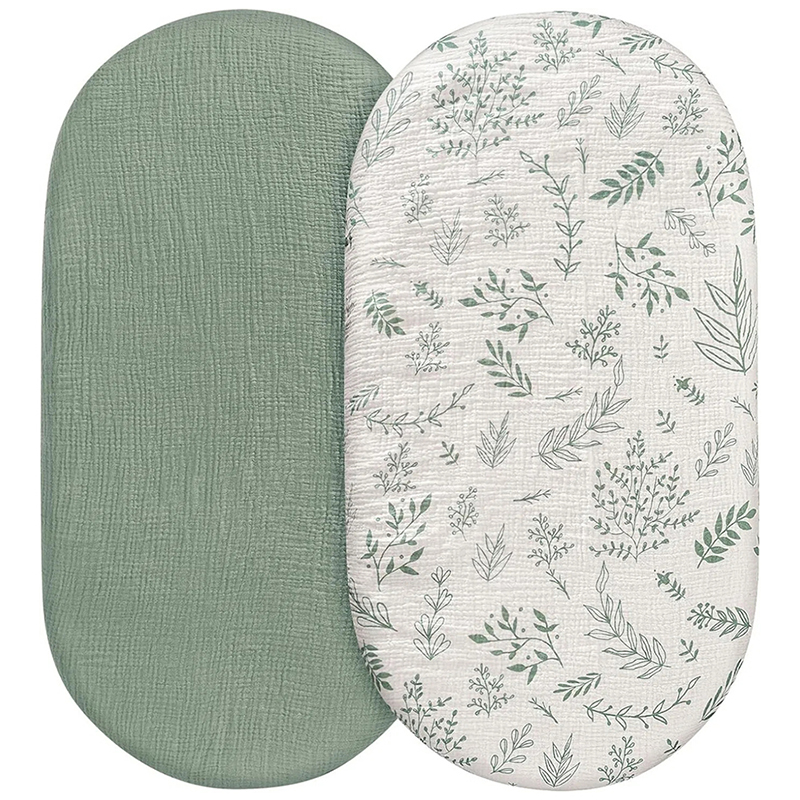 Baby Nursery Hamper - Hojas de molinete de muselina para