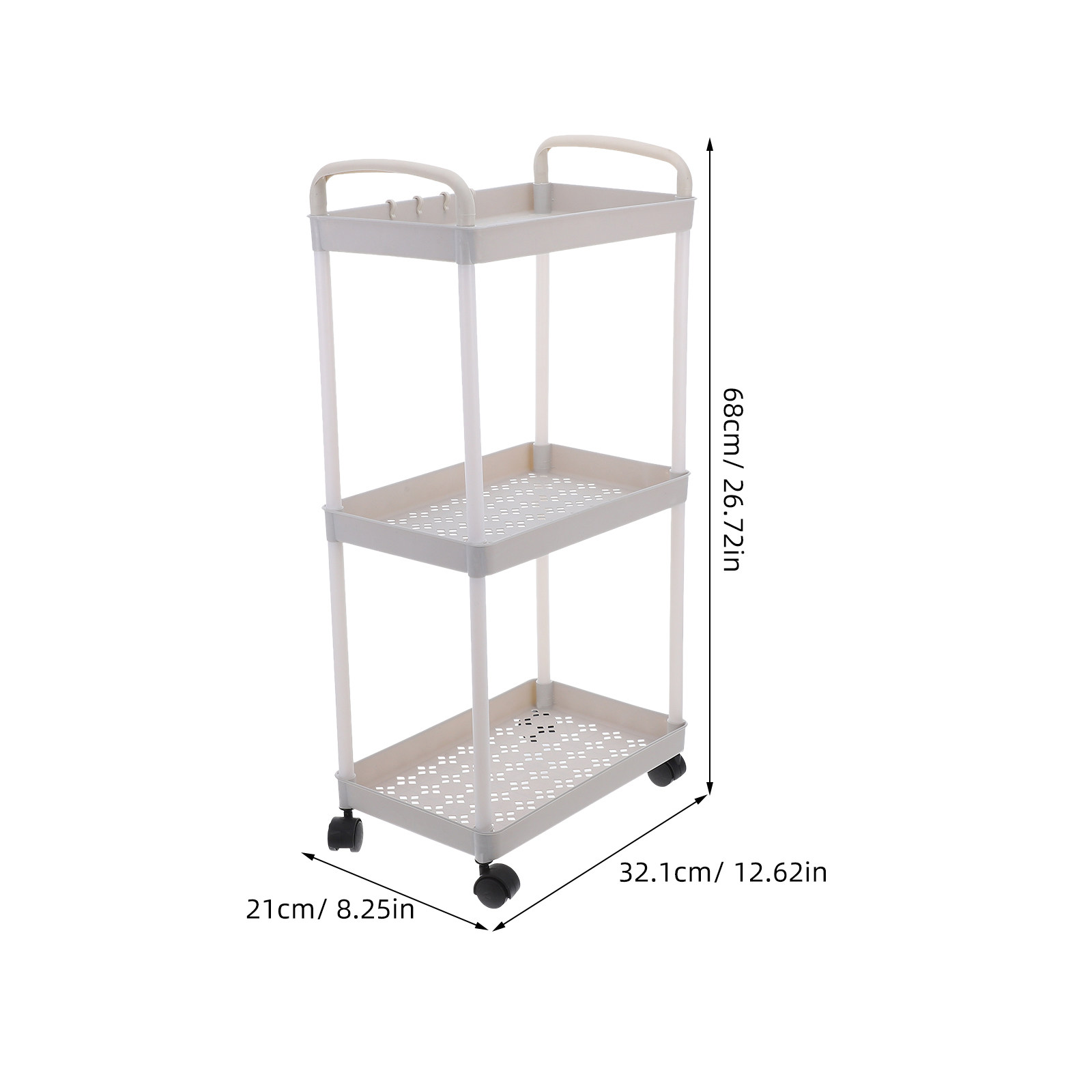 Carrito de Cocina Rodante de 3 - Baby Nursery Cart reseña y precio