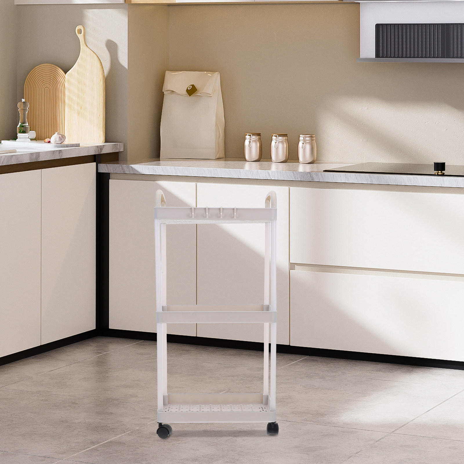 Carrito de Cocina Rodante de 3 - Baby Nursery Cart reseña y precio