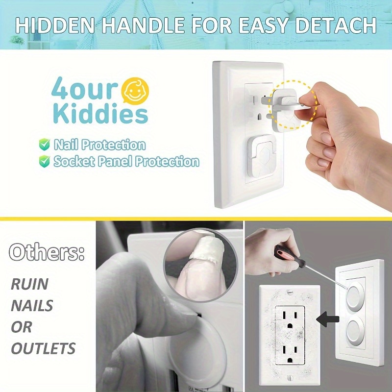 12/50 piezas Protectores de En - Outlet Cover Childproof reseña y precio