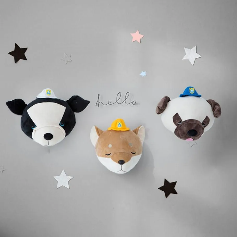 Cabeza de Perro Akita 3D de Pe - Baby Nursery Hanging Decor reseña y precio
