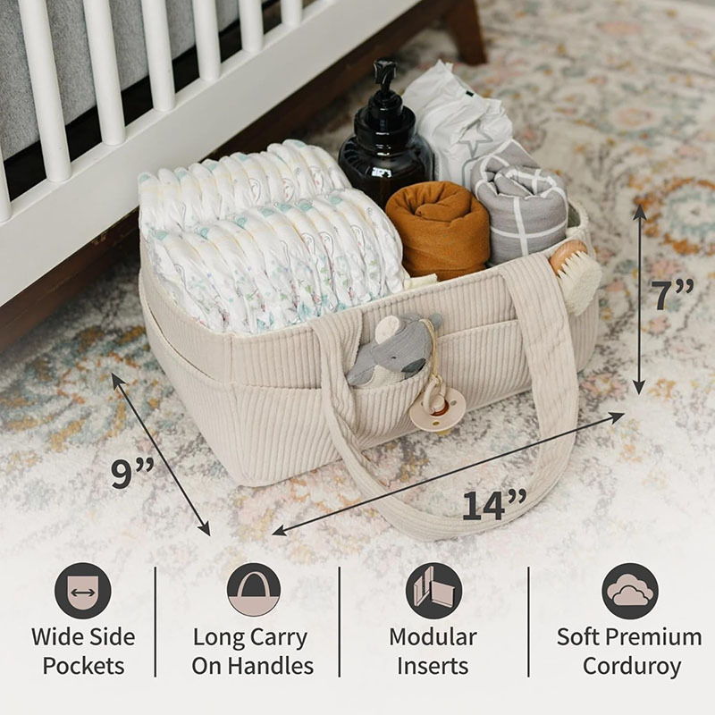 Organizador de Pañales Plegabl - Baby Nursery Organization Ideas reseña y precio