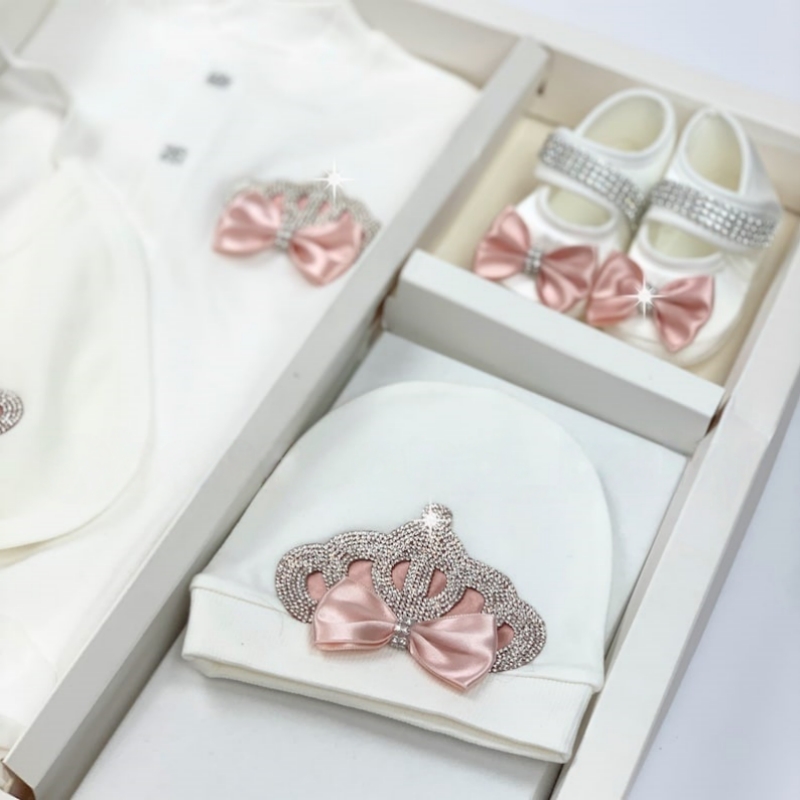 Conjunto de bautismo Dollbling - Baby Nursery Outfits reseña y precio