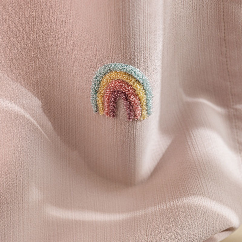 Cortinas coloridas de chenilla - Blackout Curtain Nursery reseña y precio