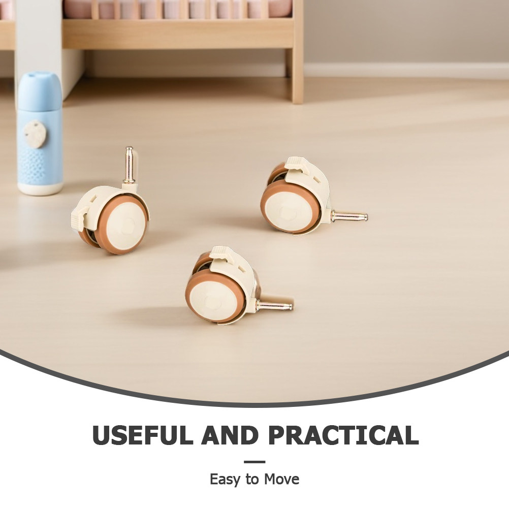 Juego de 4 Ruedas de Goma Sile - Baby Nursery Cart reseña y precio