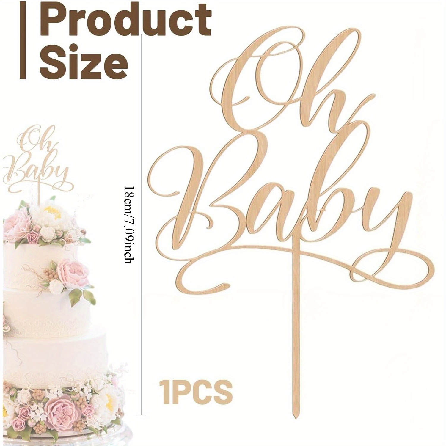 1 pieza oh Baby-Topper de made - Baby Nursery Letters reseña y precio