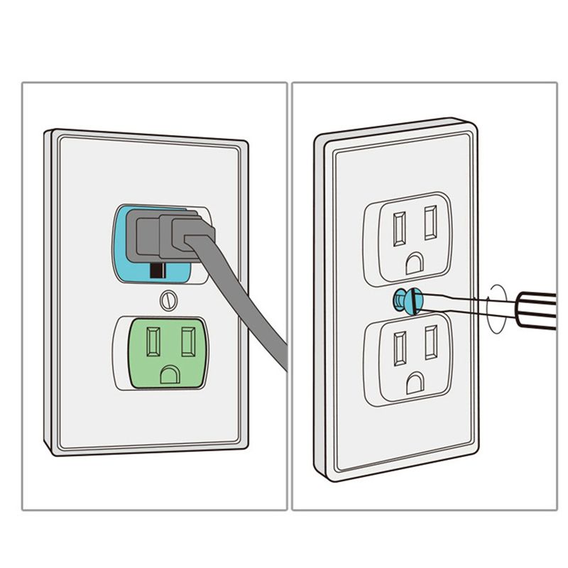 Y42A-12-Pack Cubiertas de segu - Outlet Cover Childproof reseña y precio