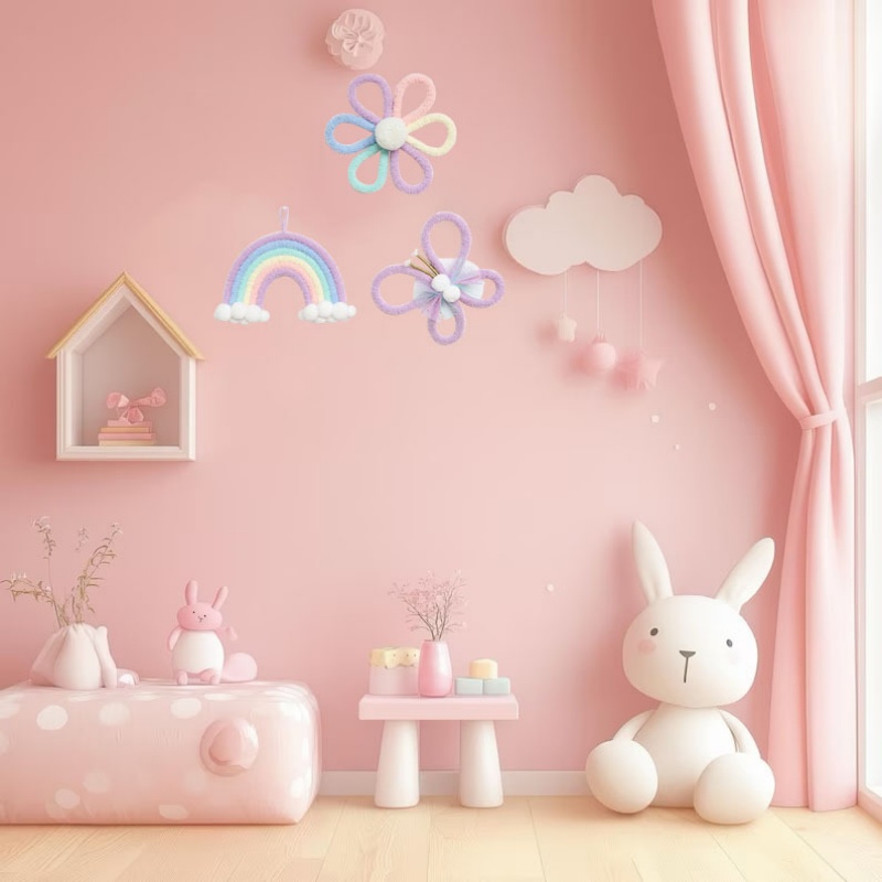 Decoración de Pared Nórdica co - Baby Nursery Hanging Decor reseña y precio