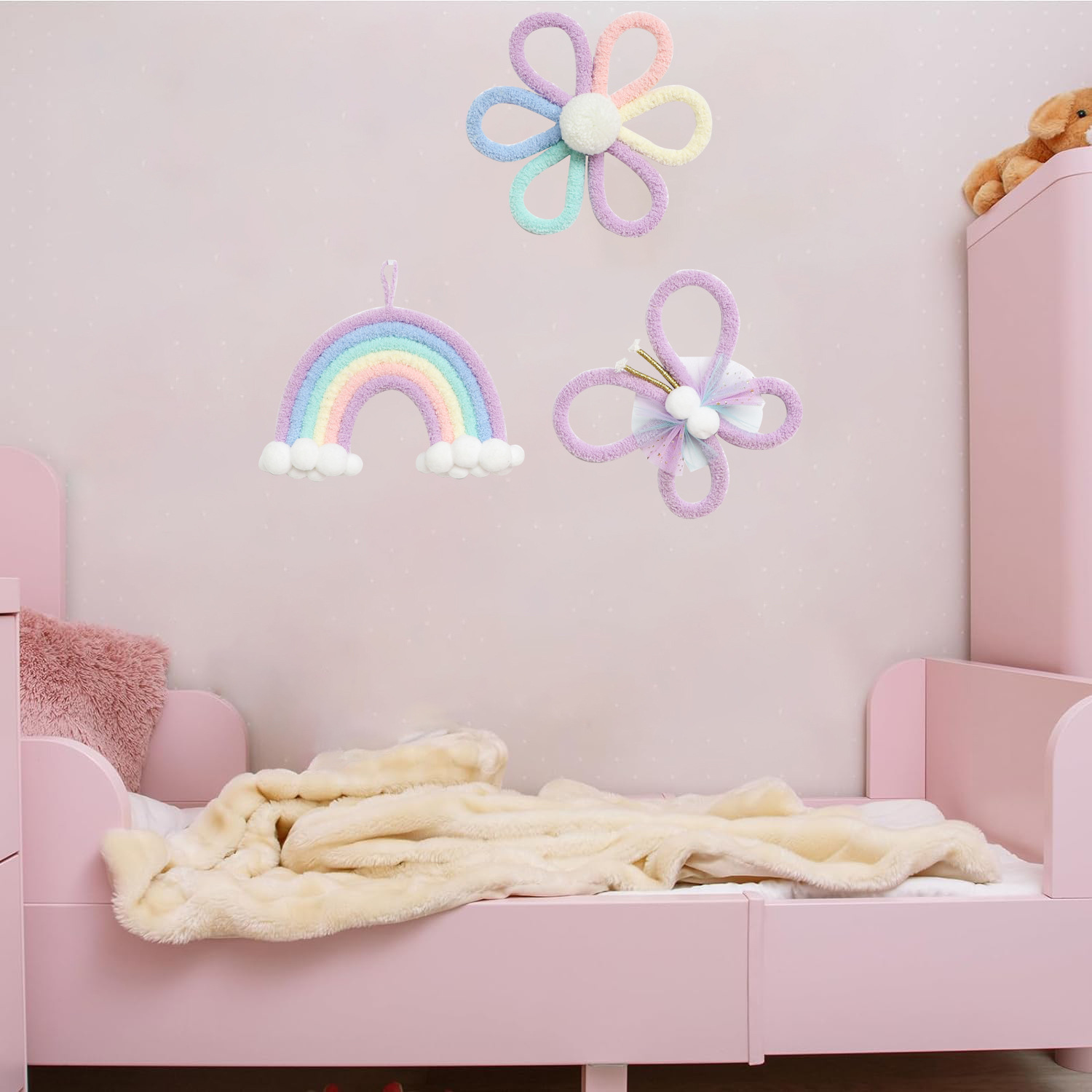 Decoración de Pared Nórdica co - Baby Nursery Hanging Decor reseña y precio