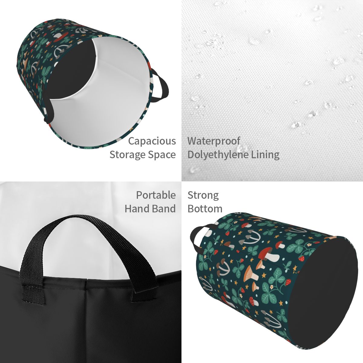 Cesta de lavandería de bosque  - Baby Nursery Hamper reseña y precio