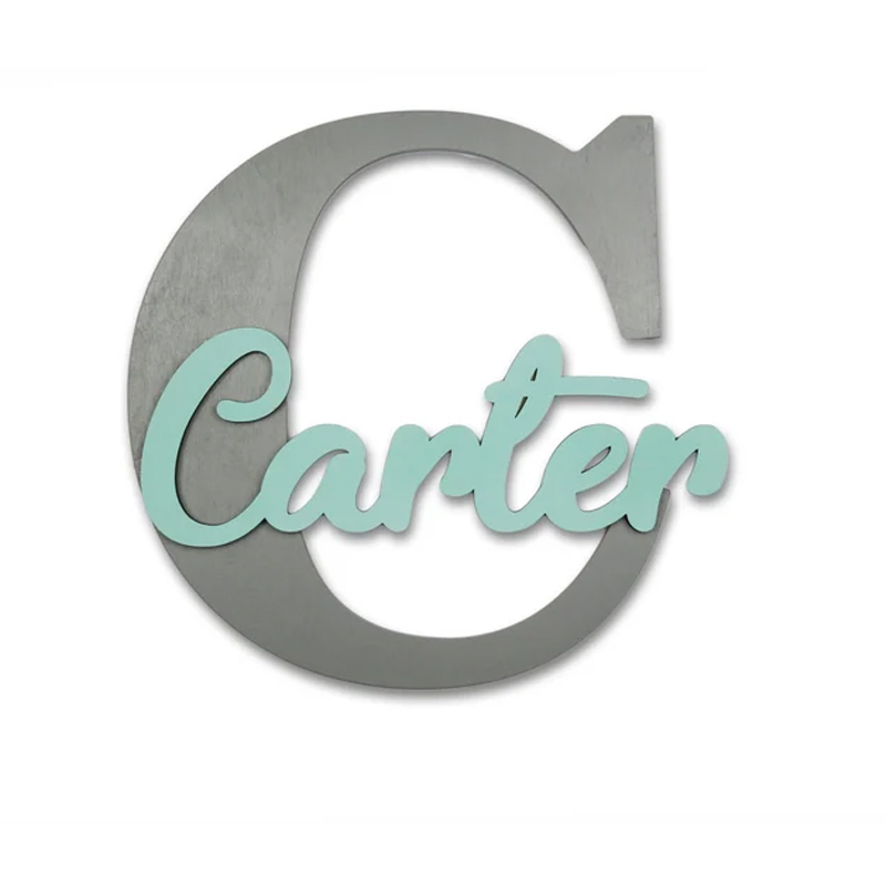 Letras de madera, letras para  - Baby Nursery Hanging Decor reseña y precio