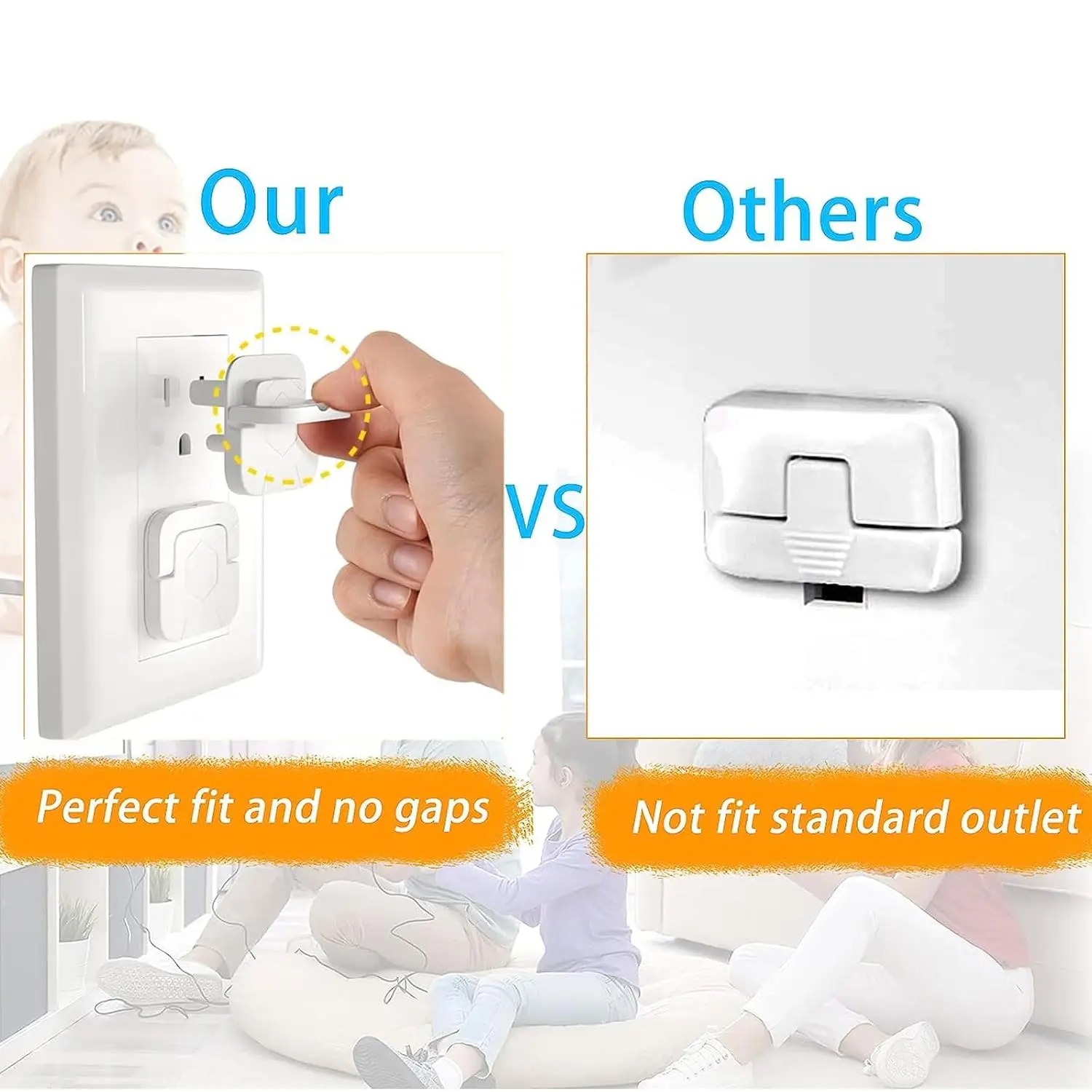 1-20 protectores de enchufes a - Outlet Cover Childproof reseña y precio