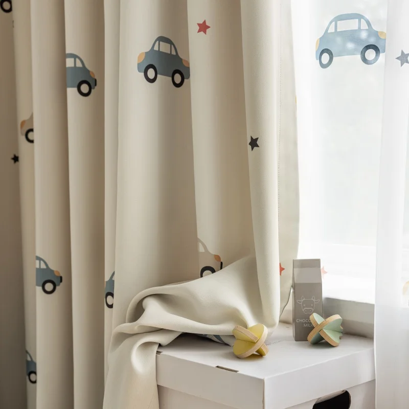 Cortinas opacas con estampado  - Blackout Curtain Nursery reseña y precio