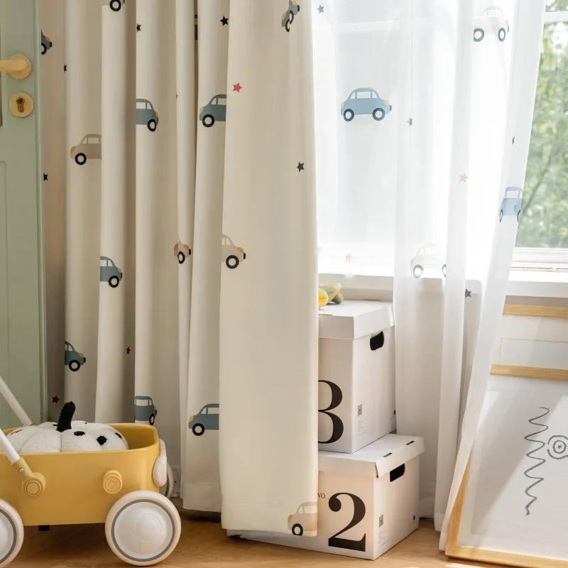 Cortinas opacas con estampado  - Blackout Curtain Nursery reseña y precio