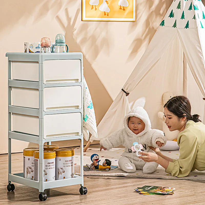 Carrito de Almacenamiento Móvi - Baby Nursery Cart reseña y precio
