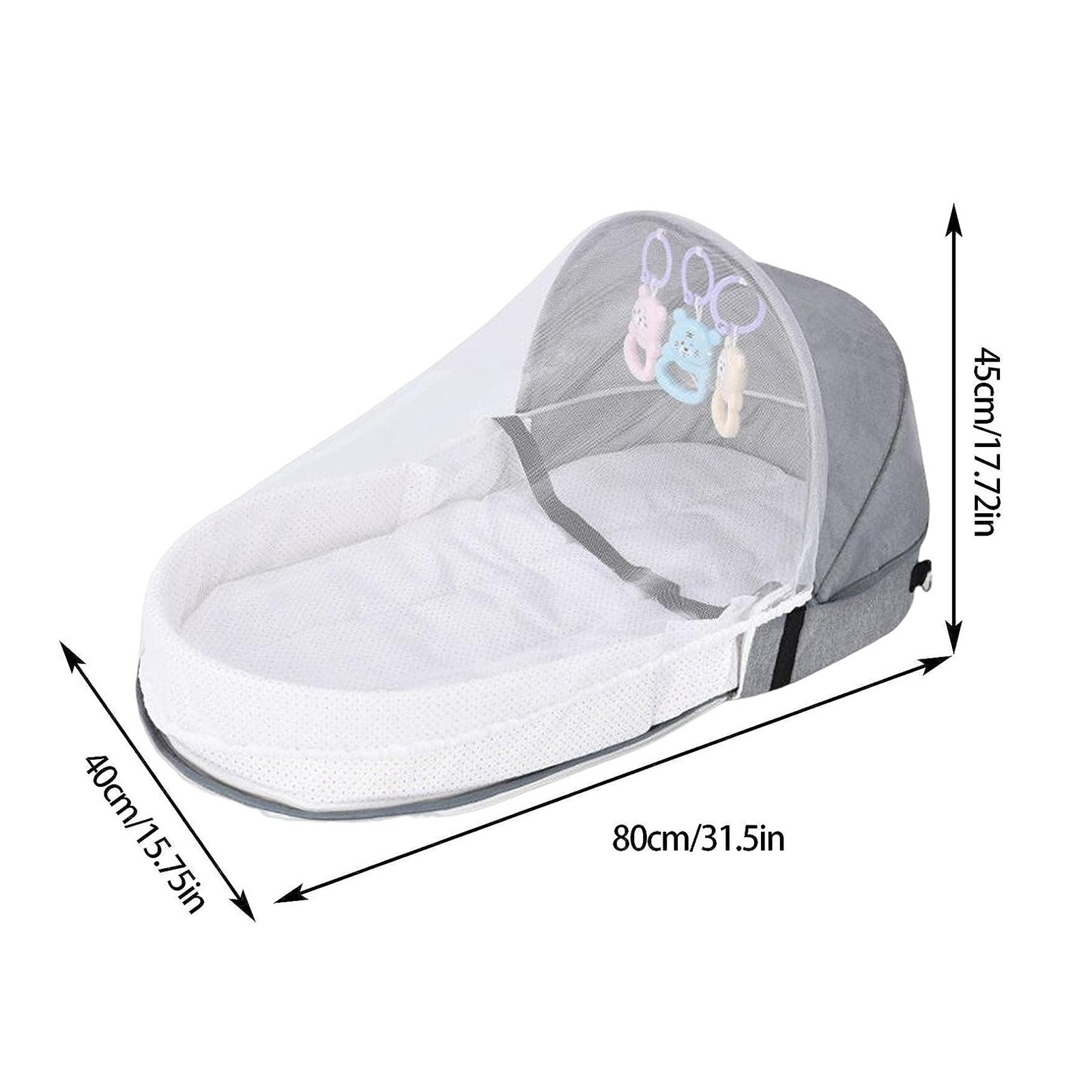 Cama plegable portátil para be - Baby Nursery Hamper reseña y precio