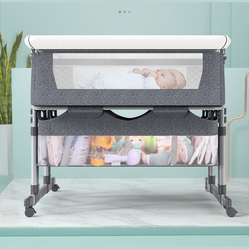 Cuna para gemelos, cuna para b - Baby Nursery Hamper reseña y precio