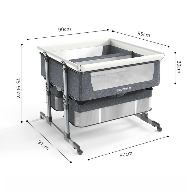 Cuna para gemelos, cuna para b - Baby Nursery Hamper reseña y precio