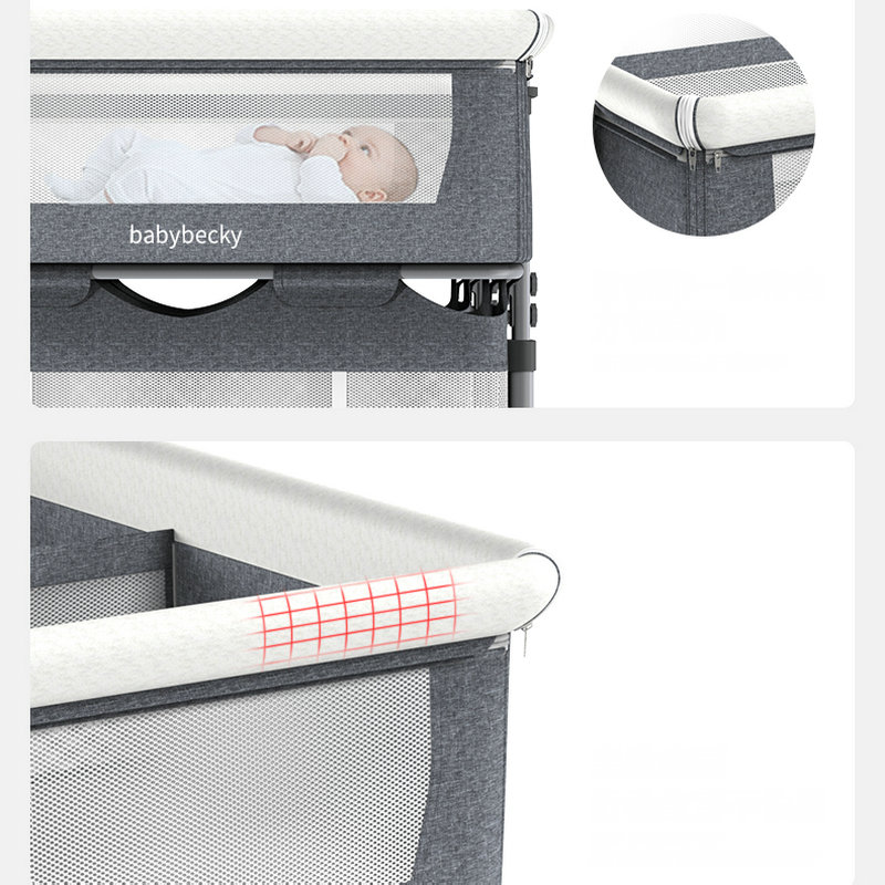 Cuna para gemelos, cuna para b - Baby Nursery Hamper reseña y precio