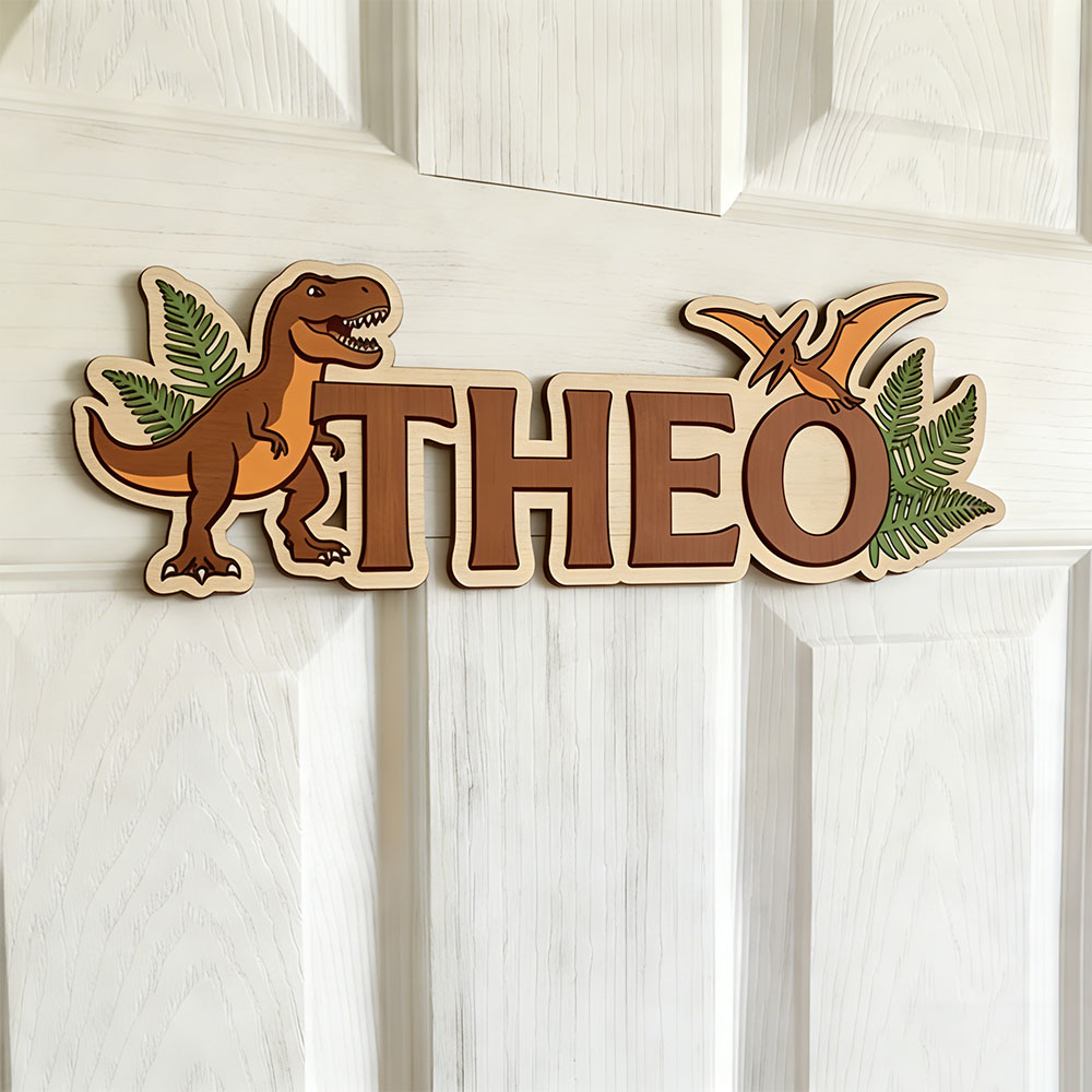 Letrero con nombre de dinosaur - Baby Nursery Letters reseña y precio