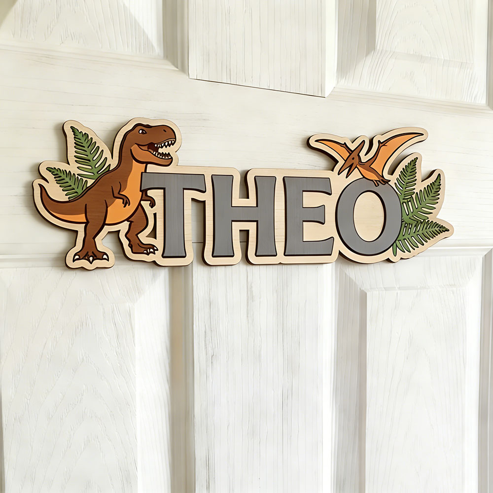 Letrero con nombre de dinosaur - Baby Nursery Letters reseña y precio