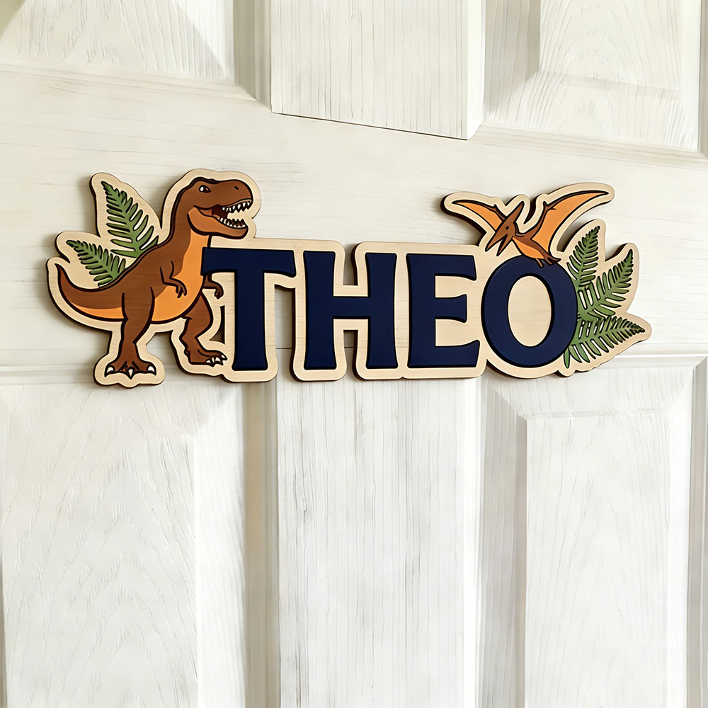 Letrero con nombre de dinosaur - Baby Nursery Letters reseña y precio