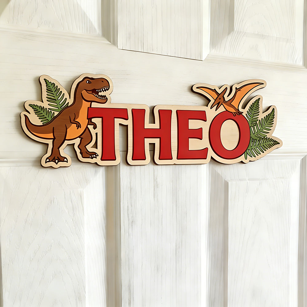 Letrero con nombre de dinosaur - Baby Nursery Letters reseña y precio