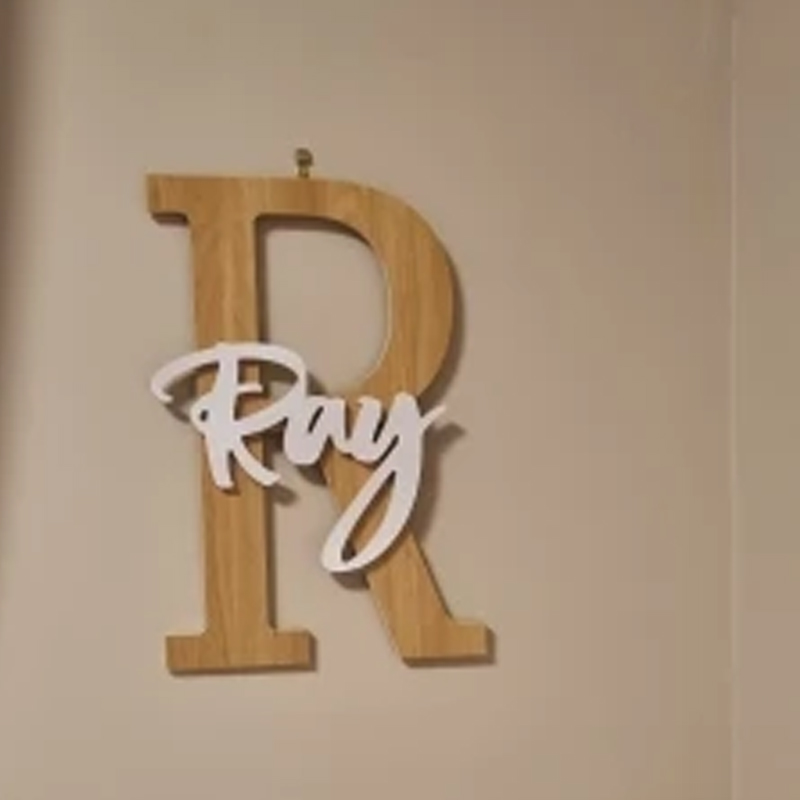 Letrero de madera personalizad - Baby Nursery Letters reseña y precio