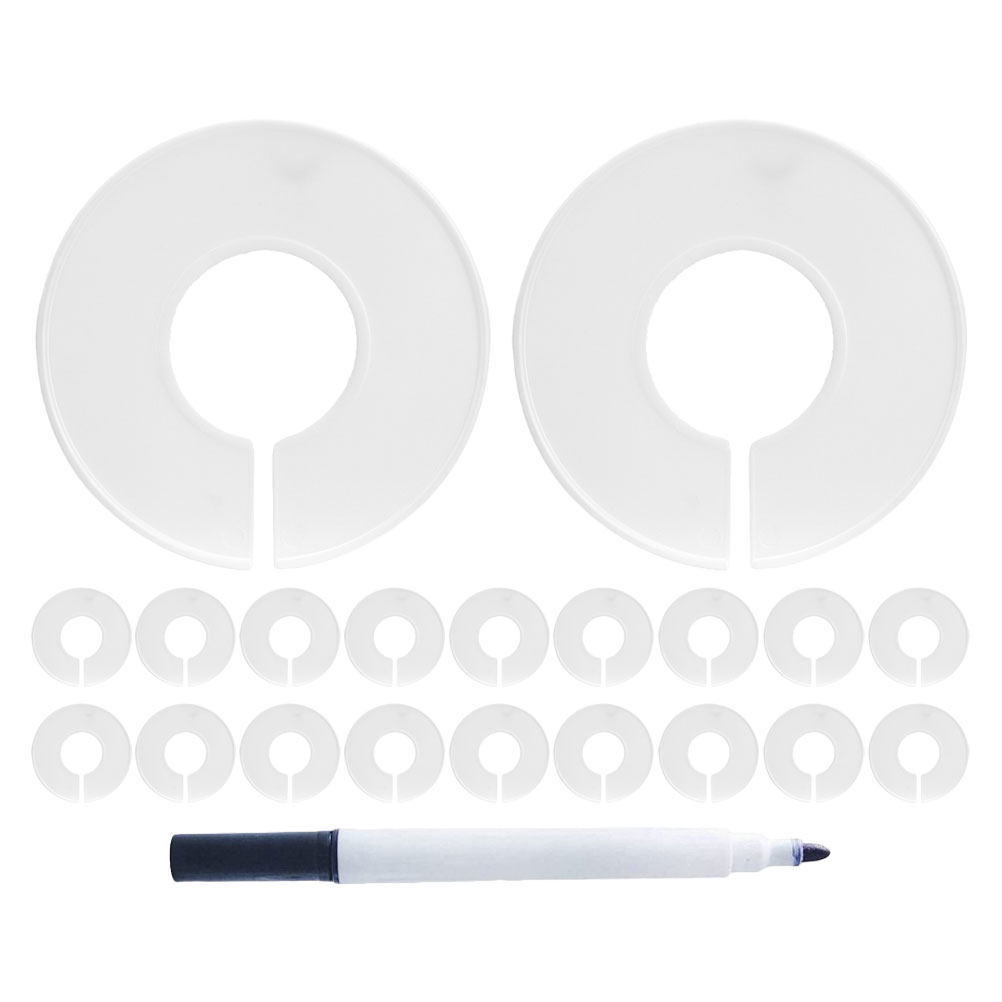 20 Separadores Redondos de Plá - Baby Nursery Closet Organization reseña y precio