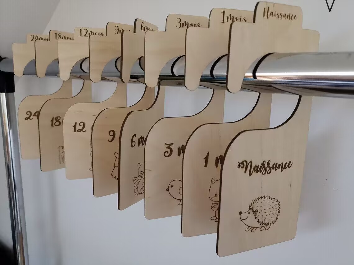 Separadores de ropa para armar - Baby Nursery Closet Organization reseña y precio