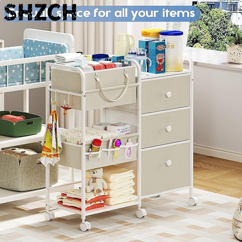 Carrito Organizador de Pañales - Baby Nursery Cart reseña y precio