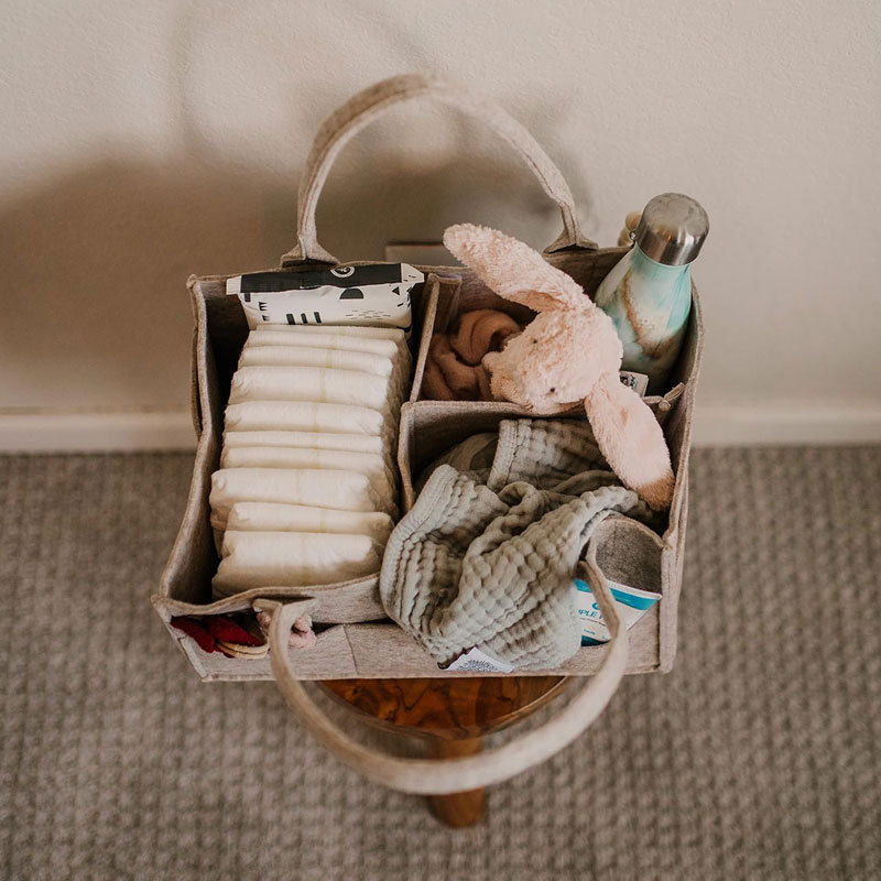 Caddy para pañales: contenedor - Baby Nursery Organiser reseña y precio