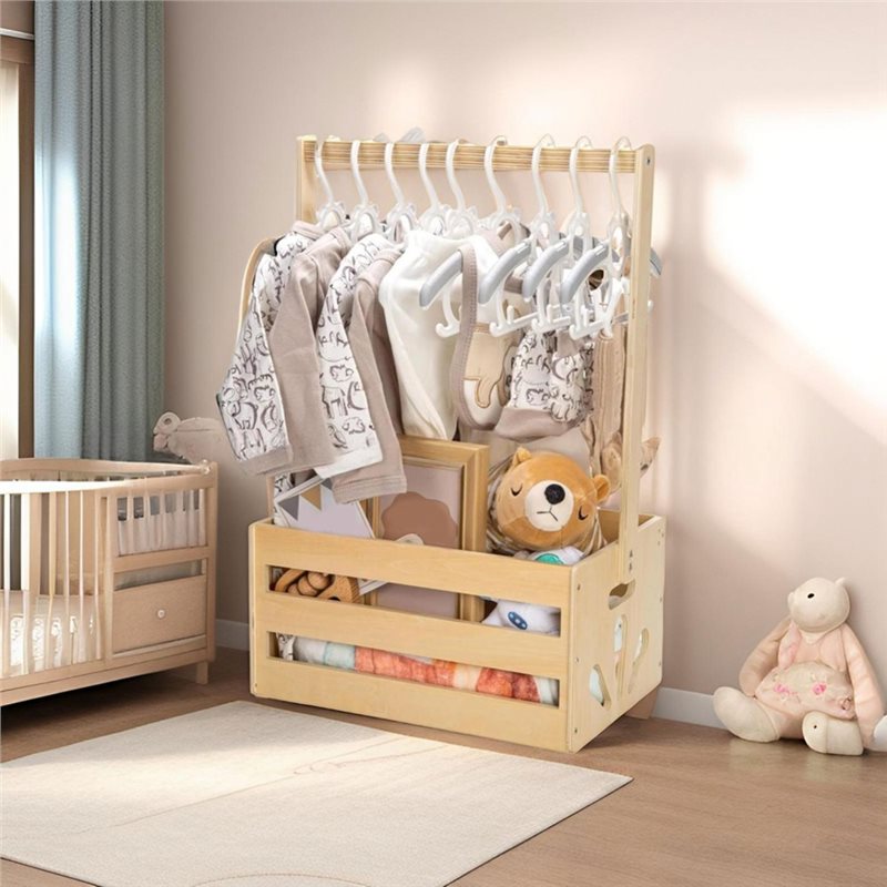 Cesta de regalo de madera para - Baby Nursery Hamper reseña y precio