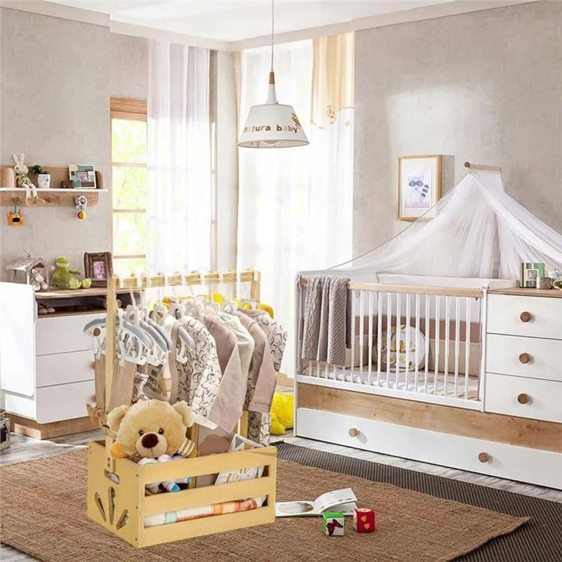 Cesta de regalo de madera para - Baby Nursery Hamper reseña y precio