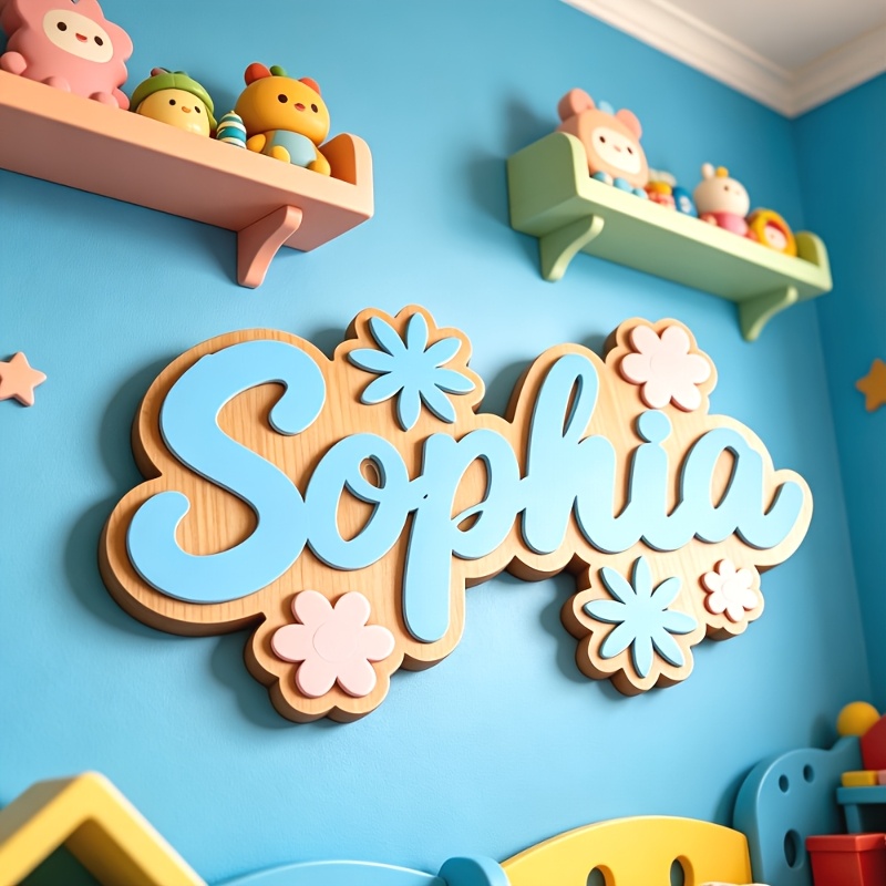 Letrero Personalizado con Nomb - Baby Nursery Hanging Decor reseña y precio