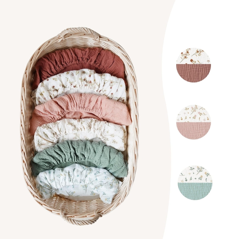 Sábanas ajustadas para bebé, f - Baby Nursery Hamper reseña y precio
