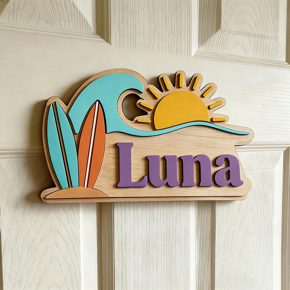 Letrero de puerta personalizad - Baby Nursery Letters reseña y precio