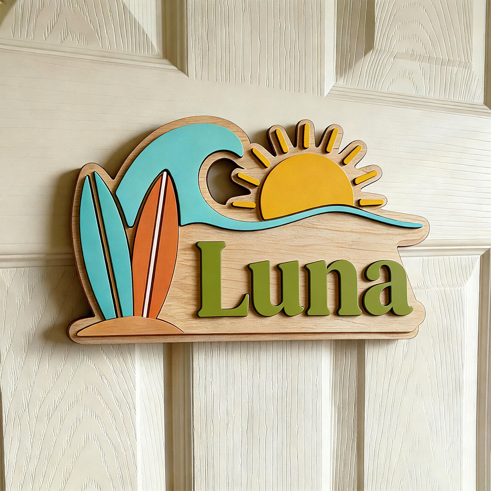 Letrero de puerta personalizad - Baby Nursery Letters reseña y precio