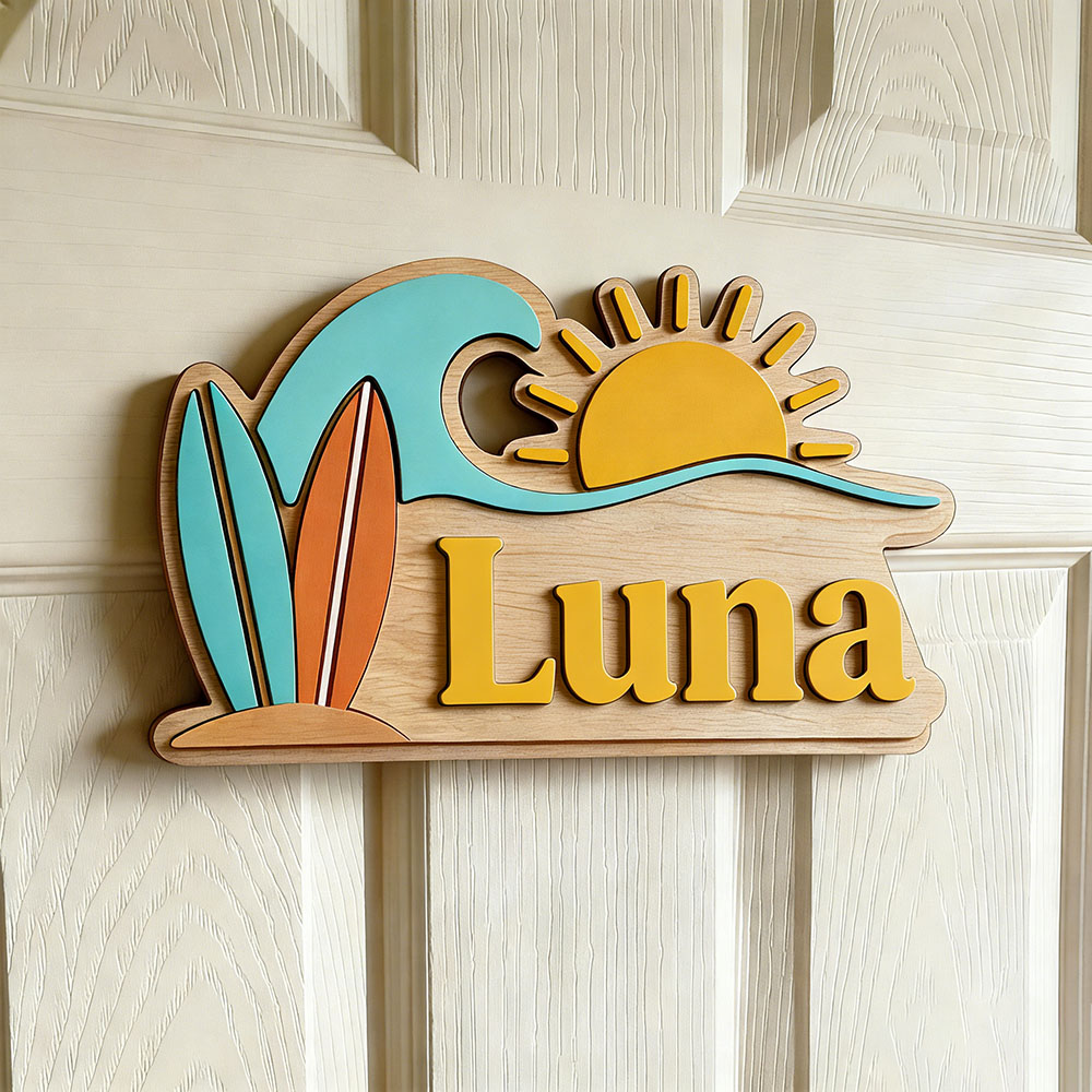 Letrero de puerta personalizad - Baby Nursery Letters reseña y precio
