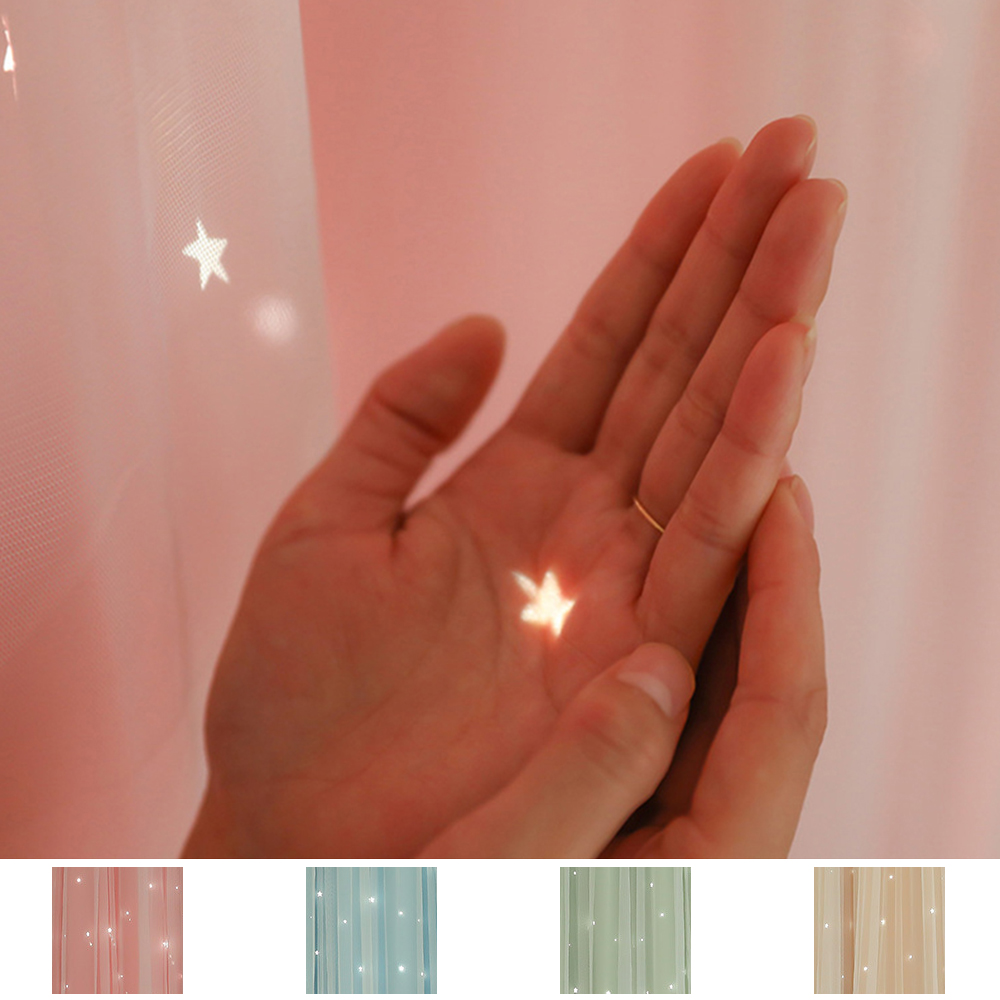 Cortinas opacas de estrellas d - Blackout Curtain Nursery reseña y precio