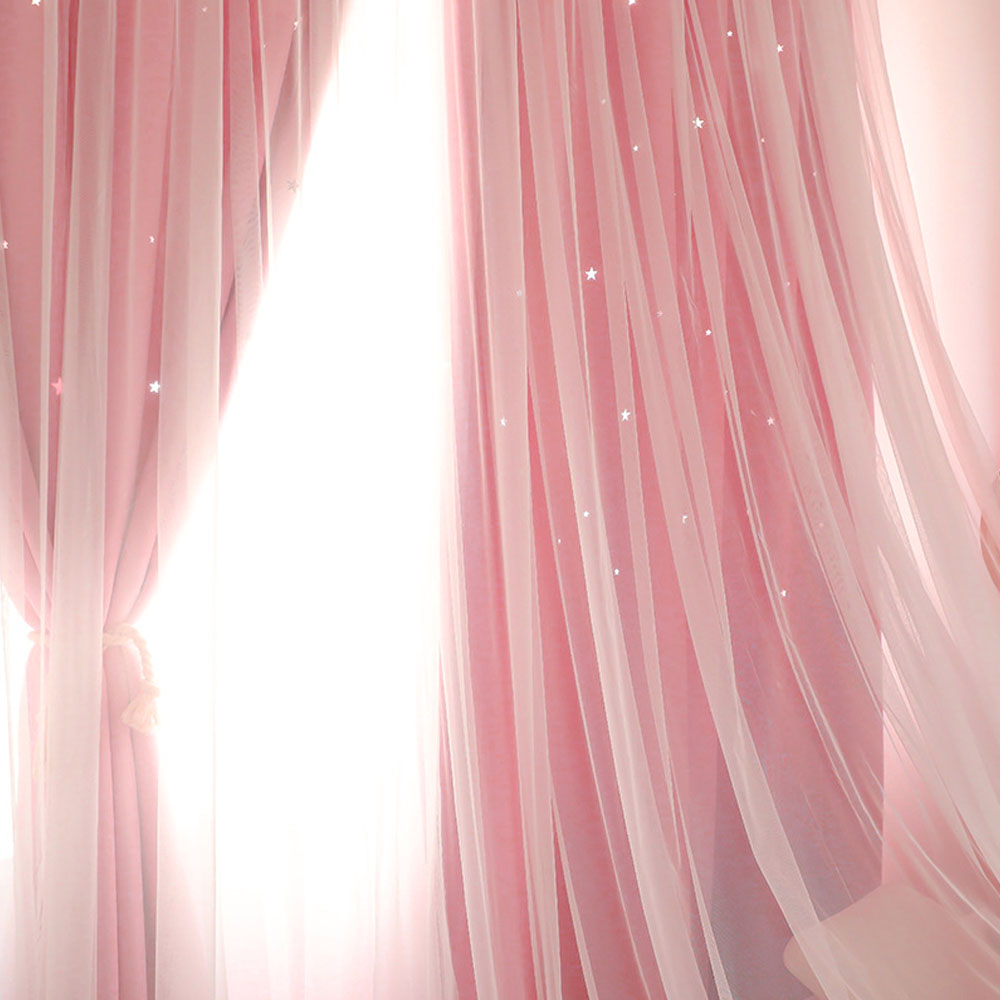 Cortinas opacas de estrellas d - Blackout Curtain Nursery reseña y precio